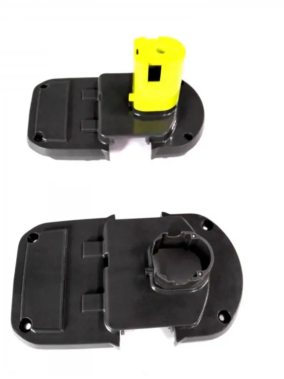 电动工具电池插头双色外壳