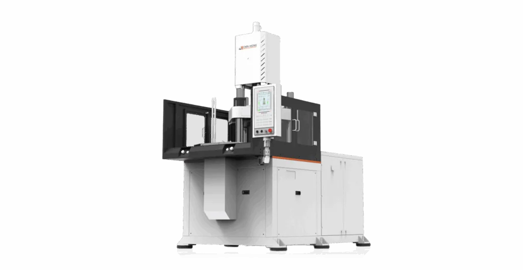 Chen Hsong V-R Rotary vertical injection molding machine with servo-driven rotary table