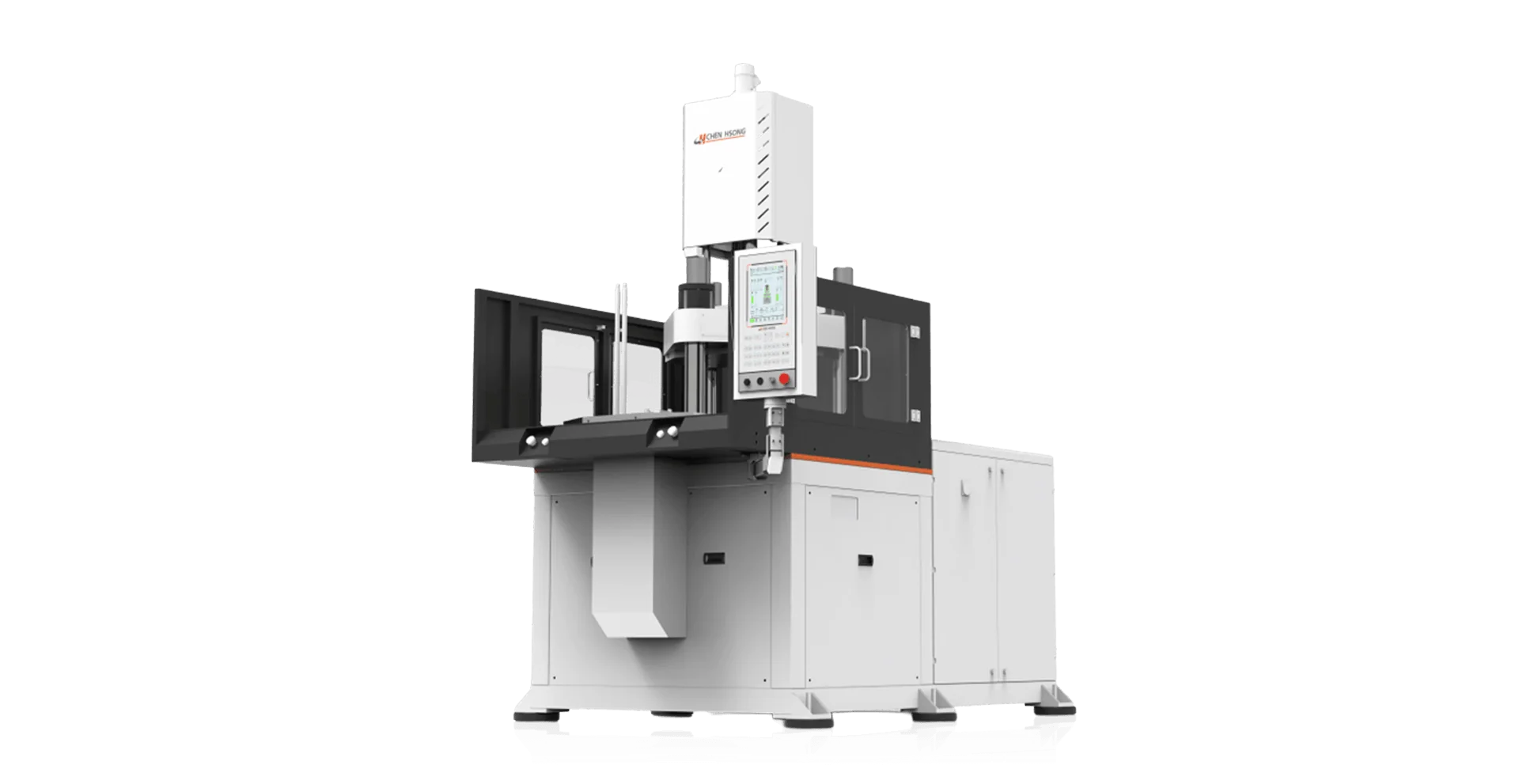 Chen Hsong V-R Rotary vertical injection molding machine with servo-driven rotary table
