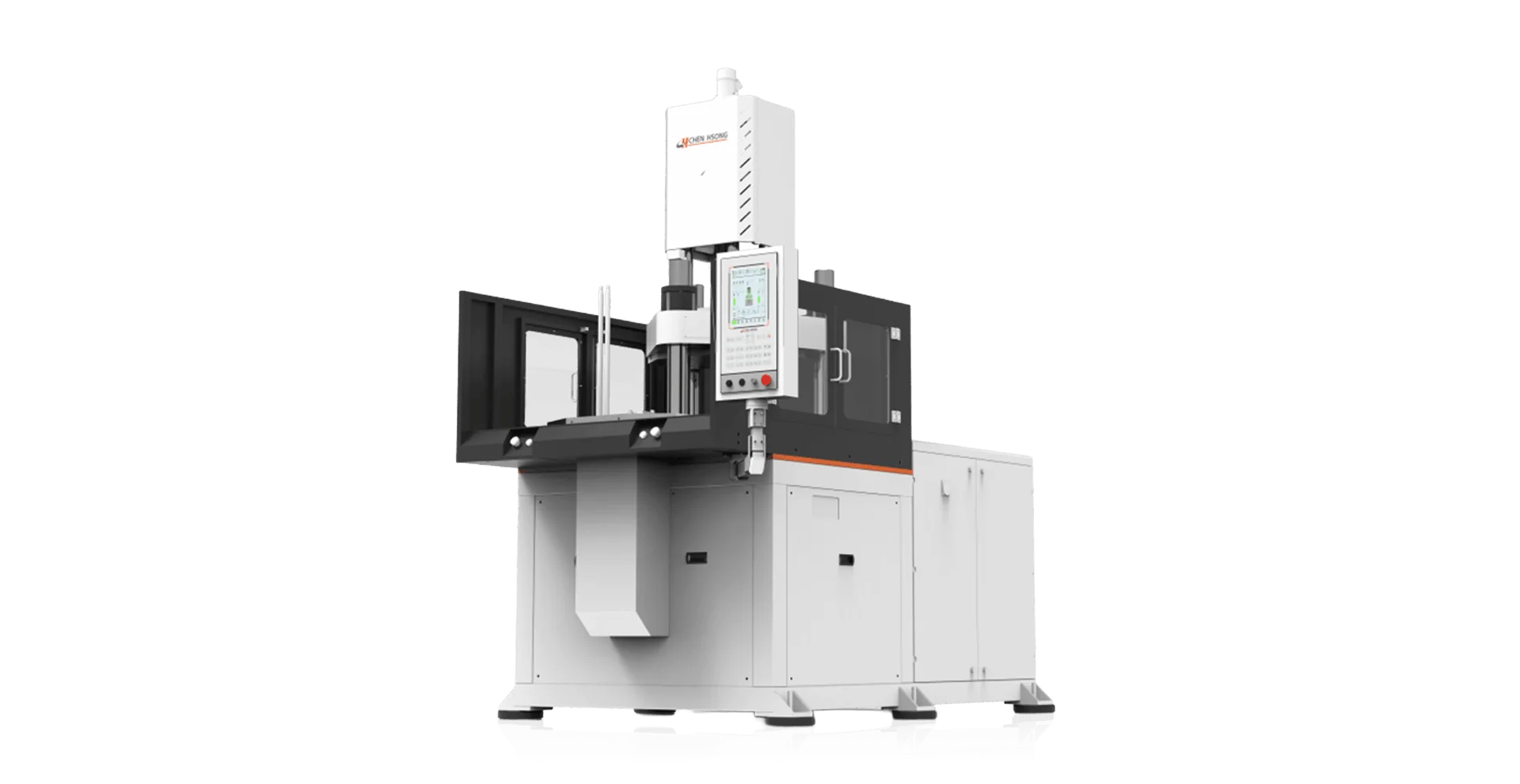 Chen Hsong V-SD Double-Slide vertical injection molding machine with dual alternating platens