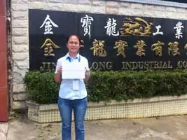 The photo shot in the front the company at ChinaPlas 2015 Grand Lucky Draw