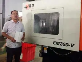 The winner with EM260 at ChinaPlas 2015 Grand Lucky Draw